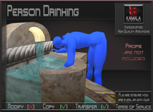 Activities *Person Drinking from Fountain* Animations for Builders