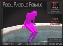 Activities *Pool Paddle Female* Animations for Builders