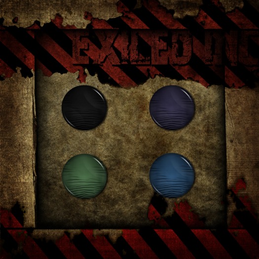 [Exiled Inc.] Slit Arm Dress Plain Colors box