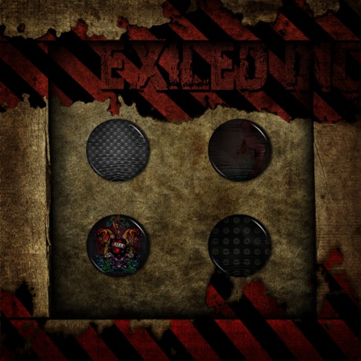 [Exiled Inc.] Slit Arm Dress Mixed box