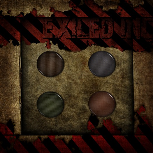 [Exiled Inc.] Slit Arm Dress Stripes box