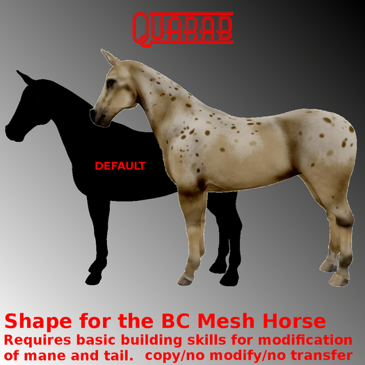 Quarab Horse Shape -boxed-