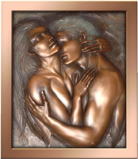 embracing bronze