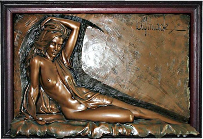 INSPIRATION .. bronze wall relief