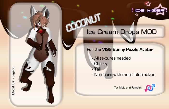 ! Ice Meep ! ~ ICE CREAM DROPS (Coconut)