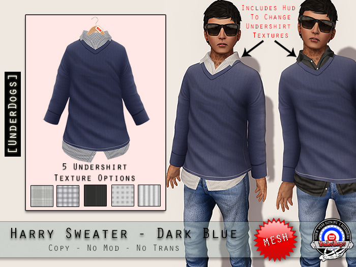 [UD] - Harry sweater - Dark Blue (Bag)