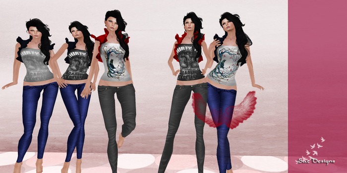 .: SAT :. Designs Blue Bolero White Top