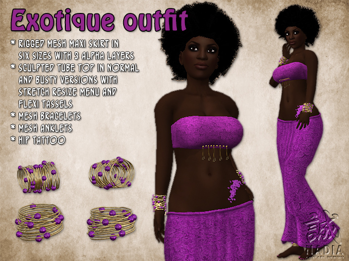 ~Nadia~ Exotique Outfit Blue