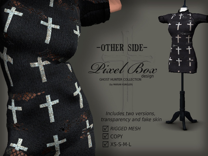 Second Life Marketplace - PIXEL BOX - Hunter - Dress Other side box
