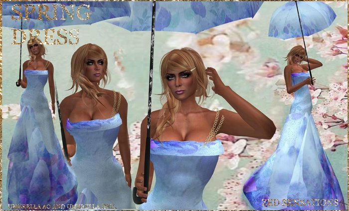 Spring Dress blue