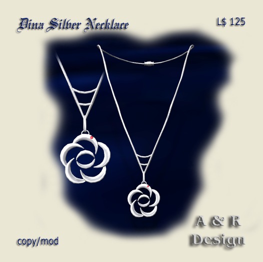 Dina Silver Necklace