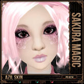 =^.^= Curious Kitties - Azil Peach Skin - Sakura Magic