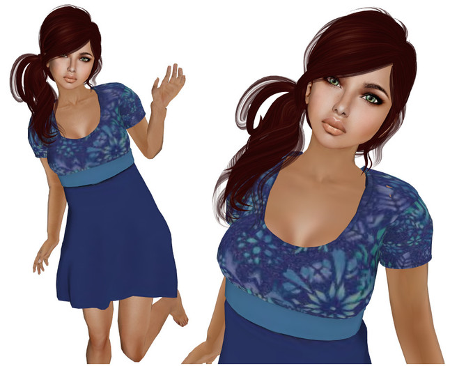 Mesh Dress - Snowflakes