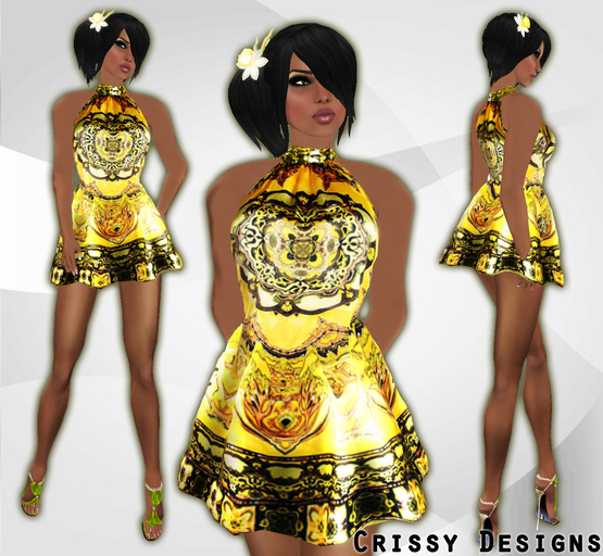*July Sunrise Dress* by Crissy Designs