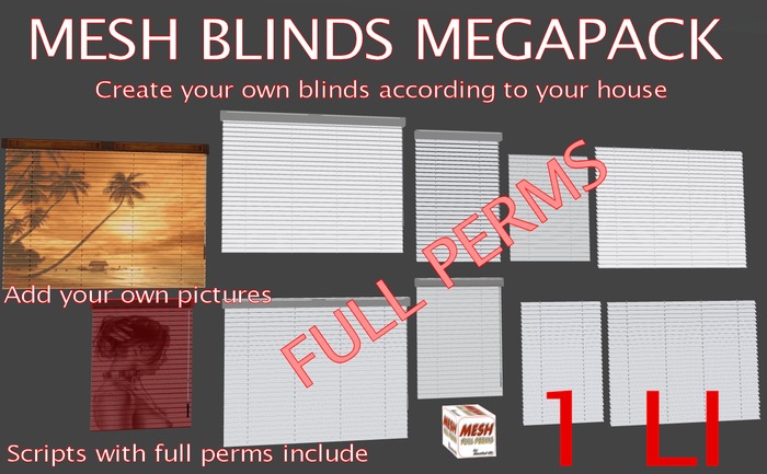 Mesh Blinds Full Perms