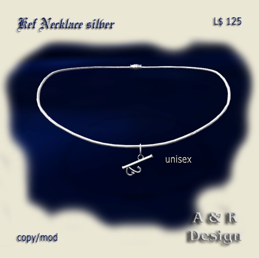 Kef Silver Necklace unisex