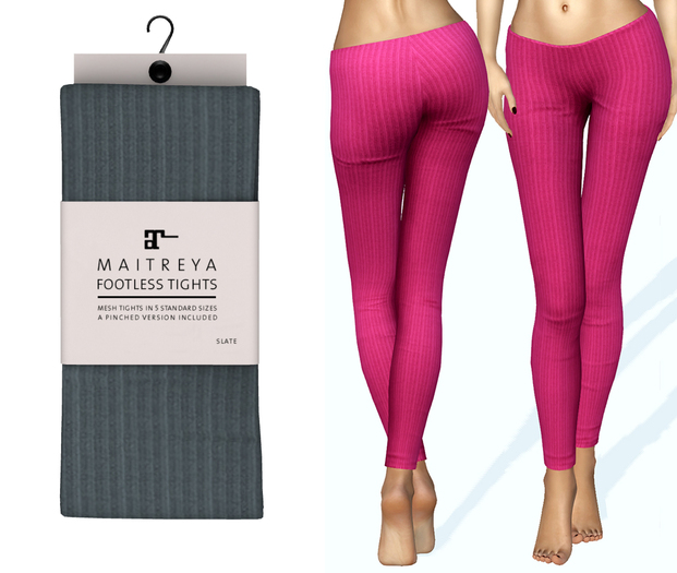 Maitreya Footless Tights * Slate