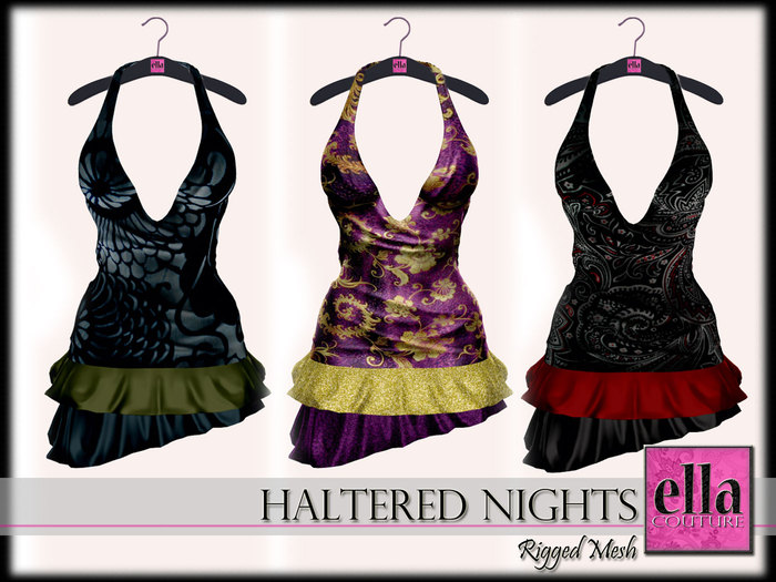 {ella COUTURE} Haltered Nights