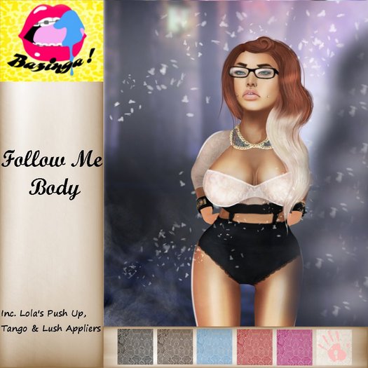 {Bazinga} Follow Me Body White