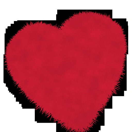 Heart rug