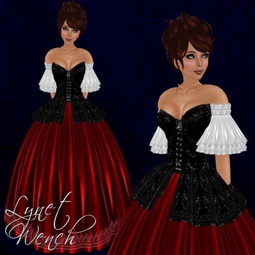 [K~*~S] Lynet - Wench - Gown - Ruby
