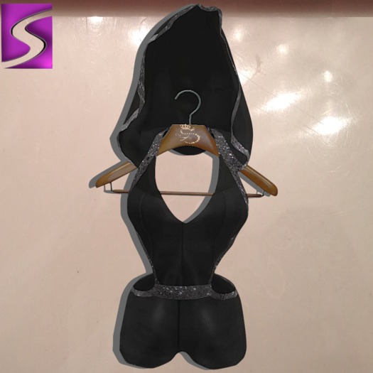 <S> Mesh Chaperon Diva Black