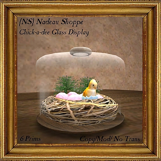{NS} Chick-a-dee Glass Display