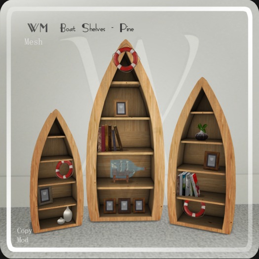 [WM] Boat Shelfs - Pine (Crate)