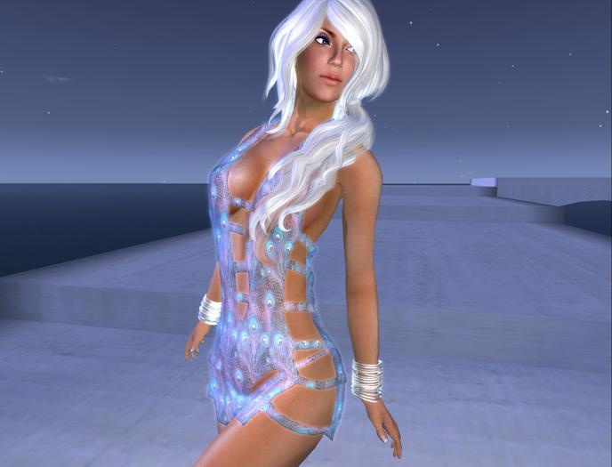 Ally★Adventure - Mini Halter Dress - Peacock Turquoise