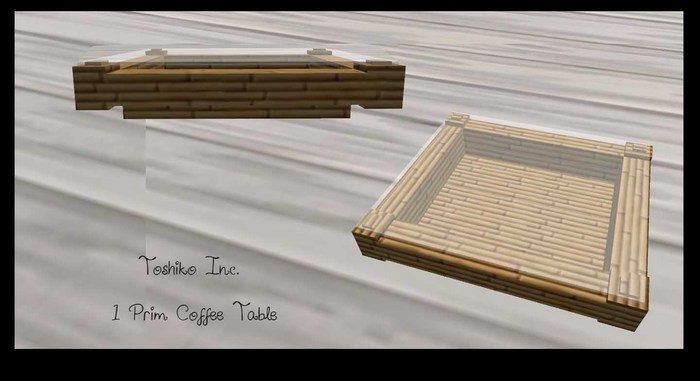 Toshiko Inc. - 1Prim Coffee Table. Bamboo