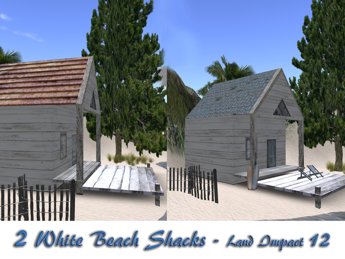 Beach shacks - White 