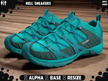 [ Rell Sneakers ] - Baby Blue