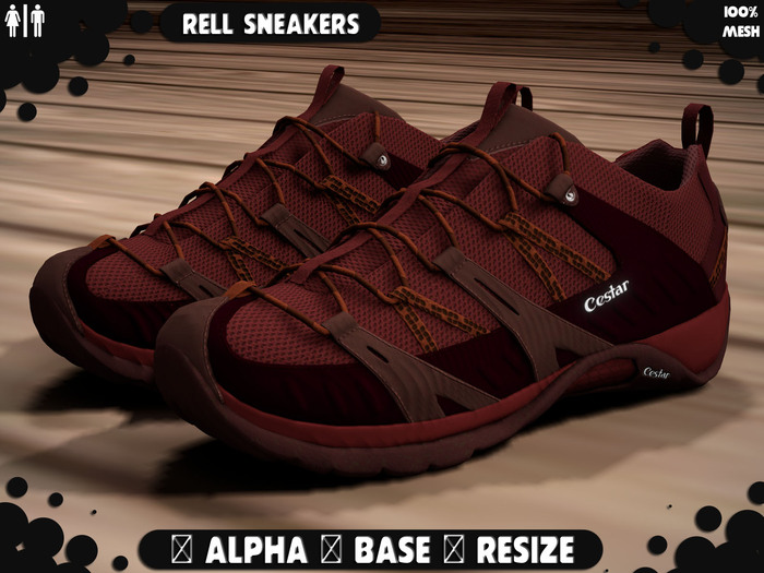 [ Rell Sneakers ] - Red