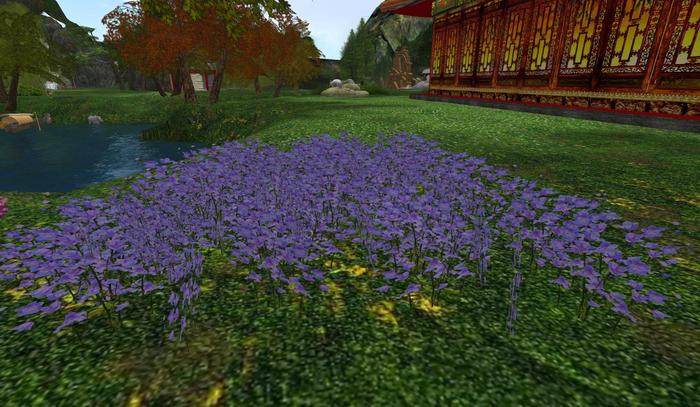 light purple  flower field copy modify