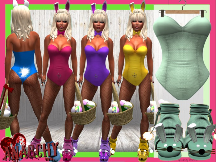 *An@rchy Ink* Easter Bunny Complete Outfit 8 COLOURS!
