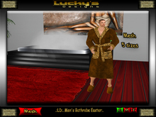 .:LD:. Men's Bathrobe Leopard:.