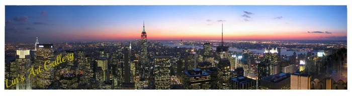 New York City (sunset)  CUTOUT