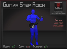 Musical *Electric Guitar Step Rock* Transferable Poseball