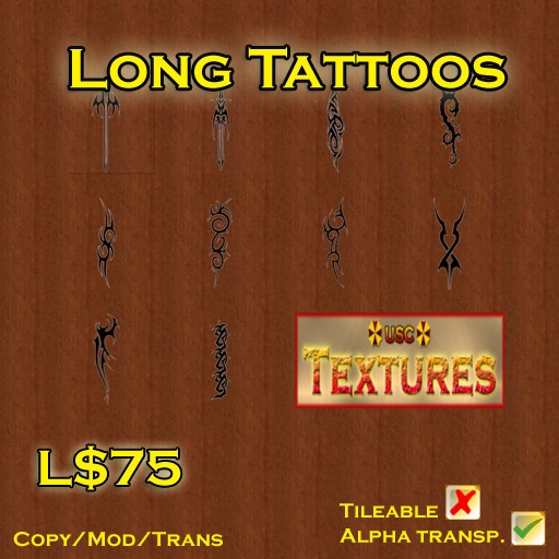 USC Textures - Long Tattoos 