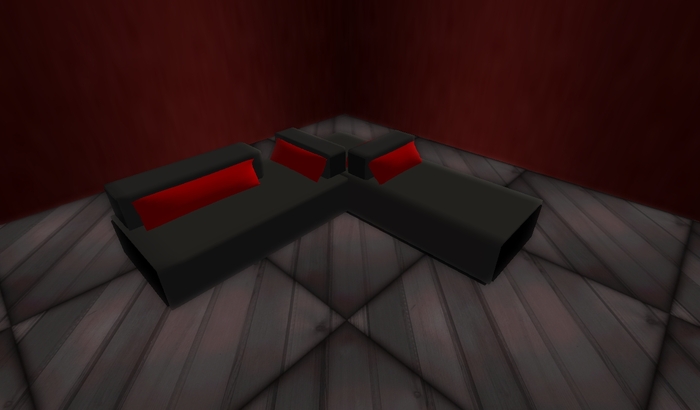 H.E.D. Lenux Couch Red B