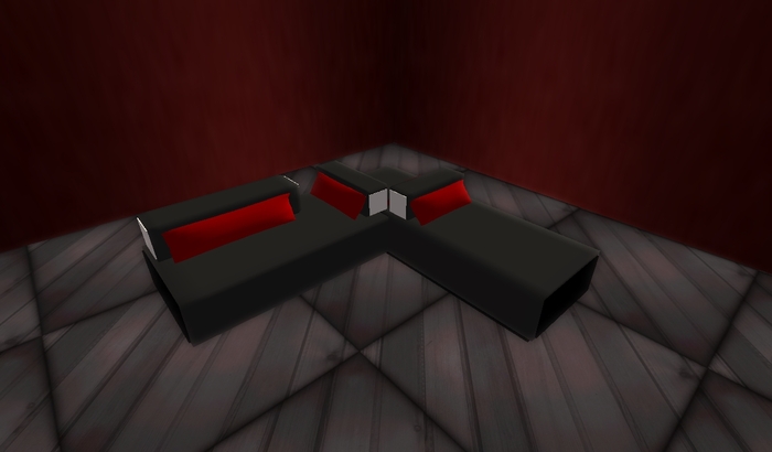 H.E.D. Lenux Couch Red