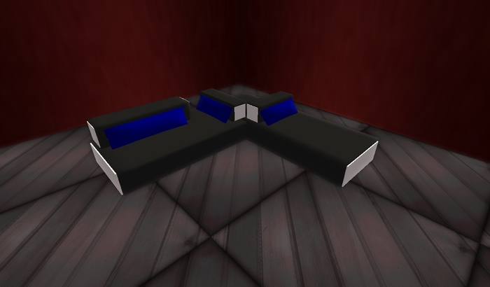H.E.D. Lenux Couch Blue