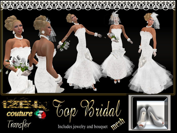 IzelCouture Top Bridal