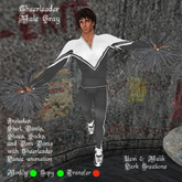 Cheerleader Male Gray