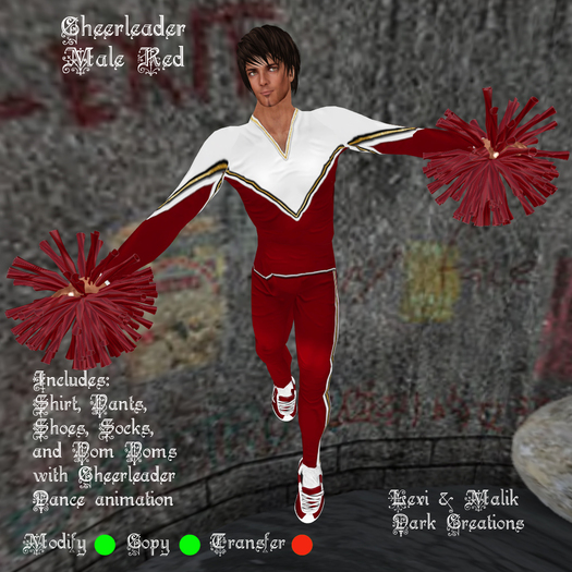 Cheerleader Male Red