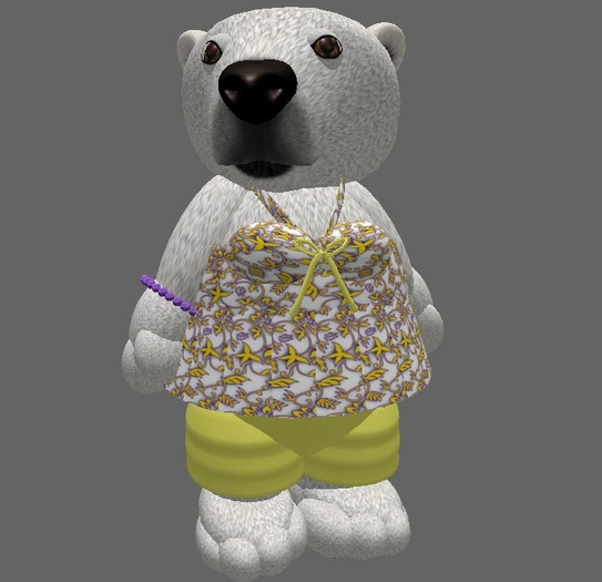 Tiny Yellow & Purple Halter Top & Capris