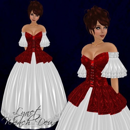 [K~*~S] Lynet - Wench Deux - Gown - Ruby
