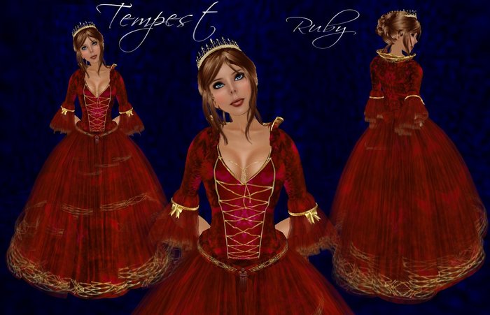 [K~*~S] Tempest - Gown - Ruby