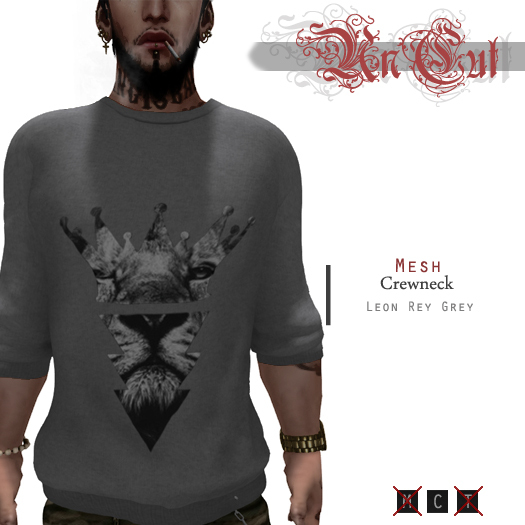 Uncut Crewneck - Leon Rey Grey