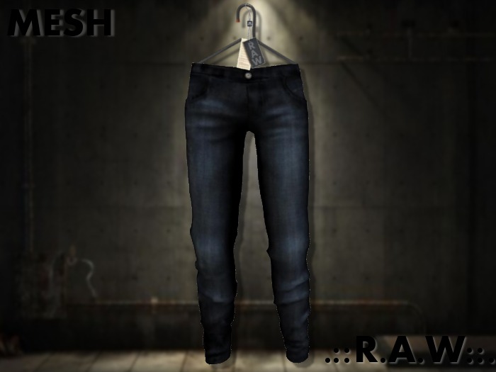 ::.R.A.W.:: Mesh Skinny Jeans (Blue)